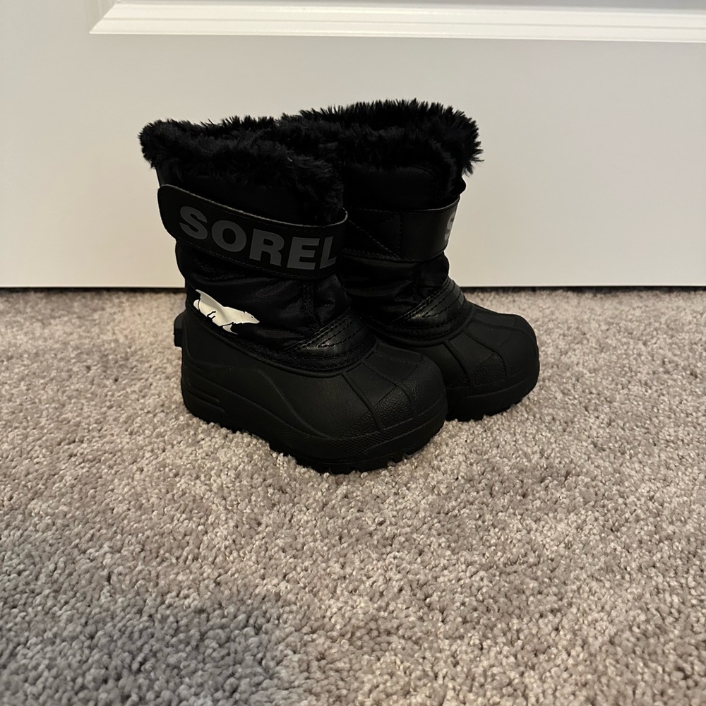 Sorel Toddler Snow Boots, Black - Size 7